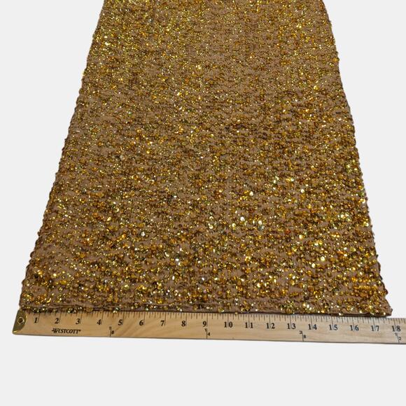 ASOS Glam ✨Gold Sequin Midi Dress - Picture 10 of 16